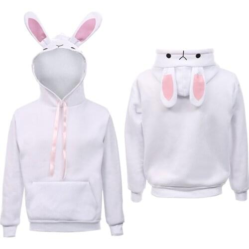 Women Bunny Girl Cat Bear Ears Hoodie Sweatshirt Casual Streetwear Pullover