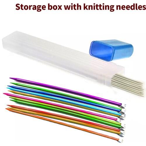 1/5 PCS plastic Knitting Needles Storage box Home Sweater Sewing Tools Organizer Multi-function Box