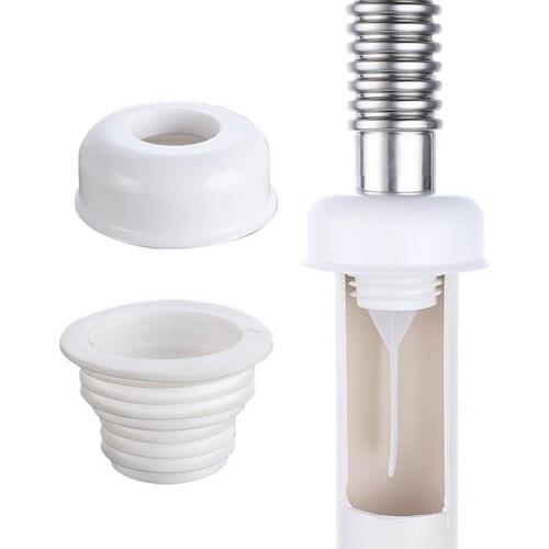 1 Set Of Plastic Deodorant Wash Machine Pipe Connector Tools Sealing Plug Trap Anti-odor Telescopic Sewer Pipe Accessories
