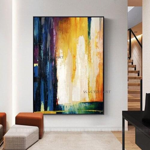 100% Simplicity Abstract Art Modern Canvas Painting For Living Lienzos Cuadros Decorativos Dormitorios Home Decoration Large