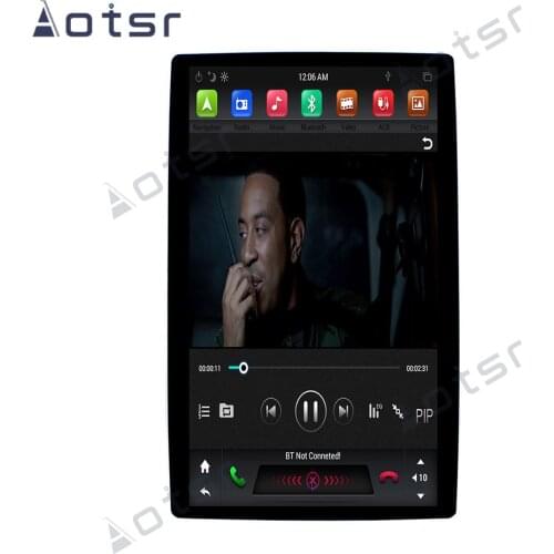 12.8 inch 64G Android Tesla Multimedia Player For 1 din Universal GPS Navigation Head Unit Auto Radio Tape Recorder Audio Stereo