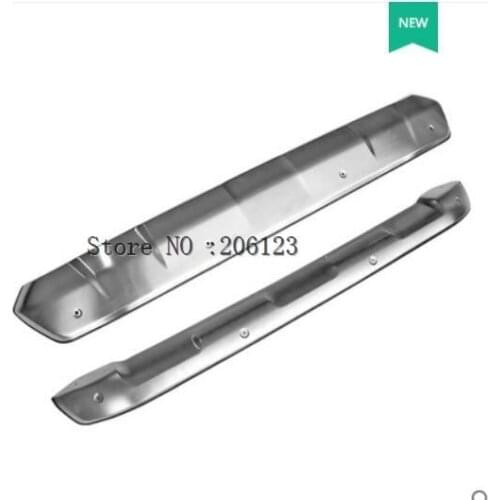 2019 2020 Skid plate fits for Toyota RAV4 stainless steel protect plate front and rear 2 pieces protect bar bumper board