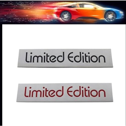 3D Premium Limited Edition car Hood Fender trunk Rear Bonnet Decal Emblem Badge Sticker for Mazda Nissan Ford Honda Opel Toyota