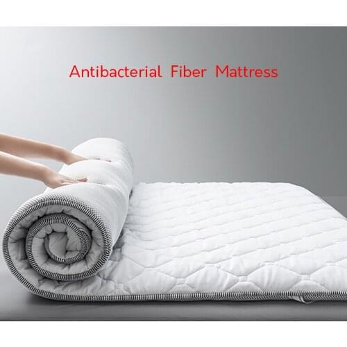 Antibacterial fiber mattress cushions for household dormitory beds, encrypted quilting, special thick tatami mats for summer