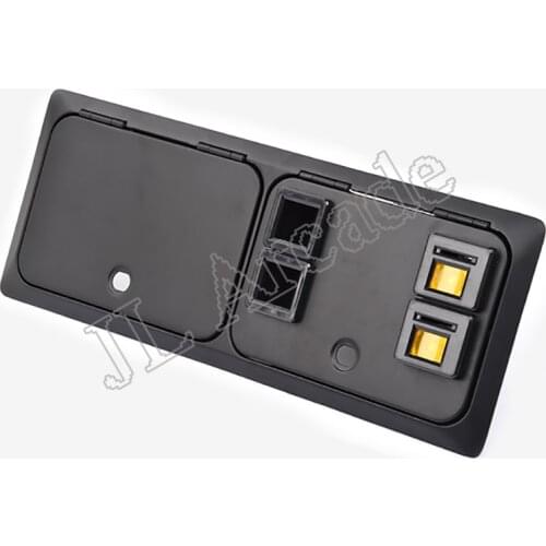 Arcade Machine Coin Acceptor Iron Gate/ Conjoined Double Iron Door，For MAME or Arcade Cabinet/Slot Machine Iron Door Replacement