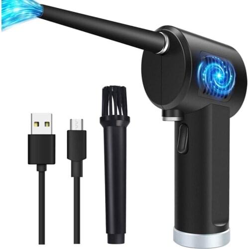 Cordless Air Duster Wireless Keyboard Cleaner, Compressed Can Duster, Spray Canned Air Duster for Computers,Rechargeable Blower