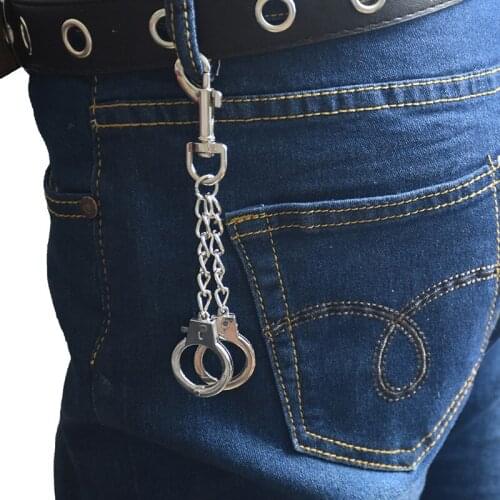 Keychain Stainless Flat Line key ring Steel Round for Jewelry