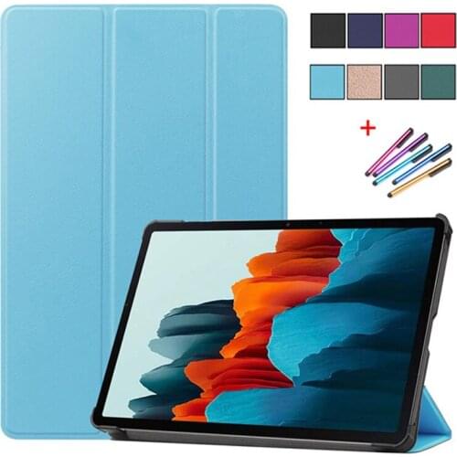 Tab S7 Case Tablet SM-T870 SM-T875 Folding Stand Smart Leather Cover Funda for Samsung Galaxy Tab S7 Case 11 inch Tablet Cover