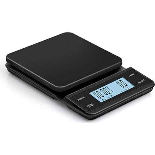 Electronic Scale Lcd Press Screen USB Charging Bar Scale Timing Kitchen Scale Hand Coffee Electronic Scale