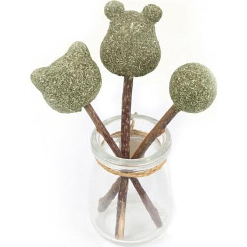 Legendog Catnip Cat Toy Pet Kitten Chewing Toy Herbe A Chat Cute Lollipop Silvervine Ball Catnip Treat Ball Cat Teething Toy