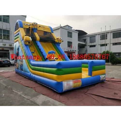 China Guangzhou) Factory direct inflatable slide / castle / trampoline / pool slide / Little yellow man Slide YLY-036