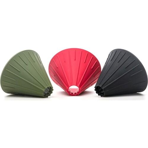 Rainbow Sugar Color V60 Coffee Drip Filter Cup Reversible Reusable Foldable Outdoors Coffee Dripper Filter Cup Coffee Strainer