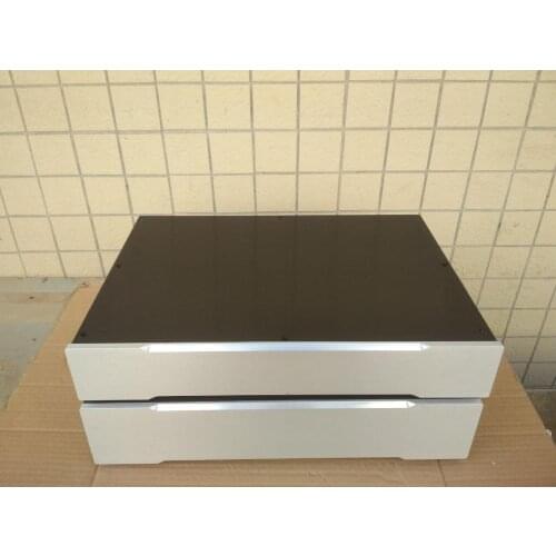 1PCS All aluminum amplifier chassis / Preamplifier case / AMP Enclosure DIY box (430 *70*308mm)