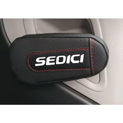 Leather Knee Pad handrail pad Interior Car Accessories For Fiat Sedici