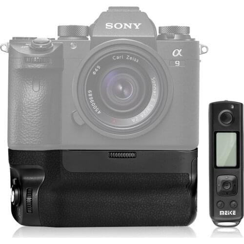 Meike MK-A9 Pro Battery Grip 2.4GHz Remote Controller to Vertical-shooting Function for Sony A9 A7RIII A7III A7 III camera