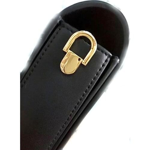 Gold Strap End Cap Metal Accessory