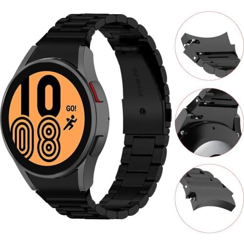 Curved end No Gap Metal Band For Samsung Galaxy Watch 4 44mm 40mm Classic 46mm 42mm Strap Replacement smart watch Bracelet