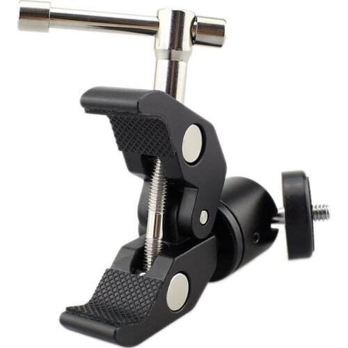 Multi-function Super Clamp Ball Head Mount for Flash LCD Monitor LED Video Light Photography SLR DSLR Camera Accessories