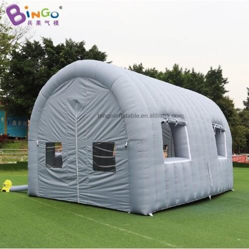 Free Shipping Customized 6x4.6x4.1 Meters Arched Grey Inflatable Tent / Inflatable Party Tent With Blower Tents Toy