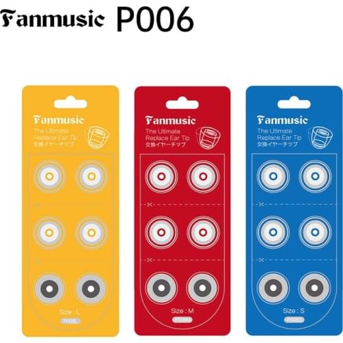 Fanmusic P006 In-ear Silicone Memory Sponge Earphones Ear tips