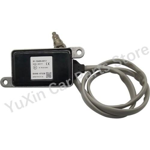 Nox sensor Nitrogen Oxygen Brand new sensor for MAN 51.15408-0017/51.15408-0008 24V 5WK96722B