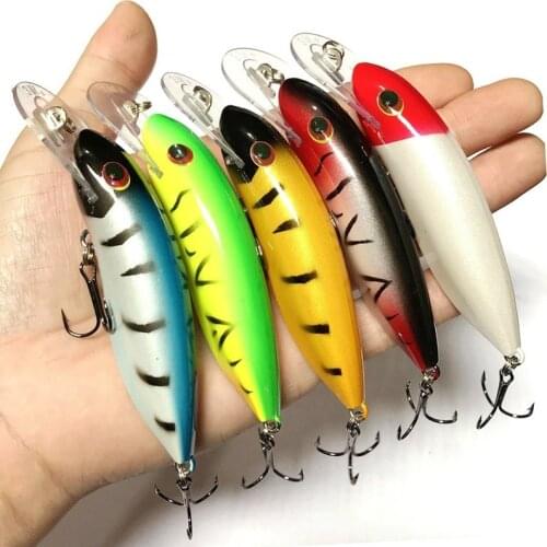 1pcs Minnow Fishing Lure 10.5cm 13.4g Floating Crankbait Hard Artificial Bait Pike Bass Trout Deep Water Wobblers Fishing Tackle
