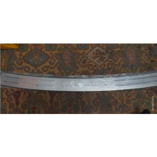 Car styling Rear Bumper Protector Sill Trunk Tread Plate Trim For Mitsubishi Lancer/Lancer X/Lancer Evo 2008-2018