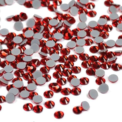 2058HF Siam Hotfix Rhinestones For Clothing Wedding Garment Flat Back Hot Fix Crystals Rhinestone DIY Accessories