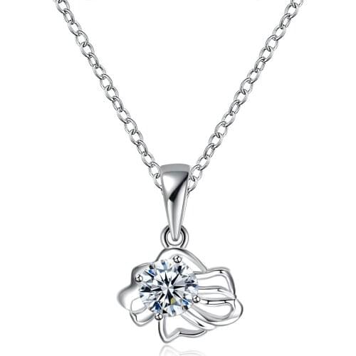 Wedding Jewelry Fashion Jewelry Silver Plated Pendant Necklace For Women Jewelry Gift Alphabet Pendant Christmas Gift