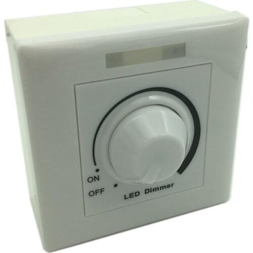 LED Dimmer 12-24V Manual Switch 30A PWM Knob Operating Switch for Dimmable LED 5050 2835 Light Bulb LED strips