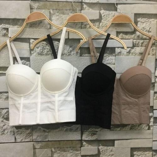 Women Solid Spaghetti Strap Lace Bralette Crop Top Sexy Plaid Sleeveless Short Camis Summer Backless Adjustable Nightclub tops