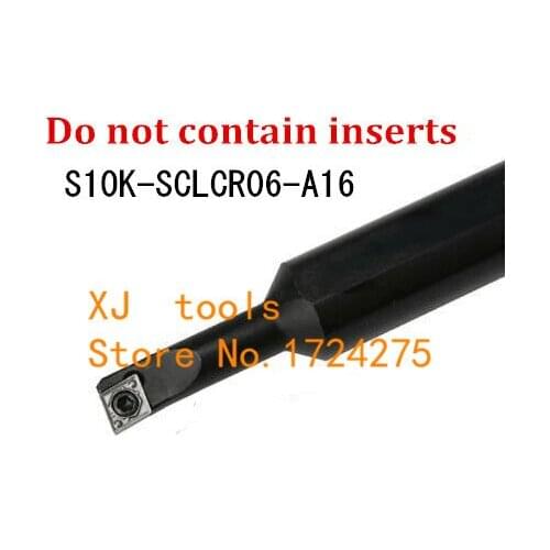 1pcs S10K-SCLCR06-A16 10mm CNC Turning Lathe Cutter Bar Small Hole Processing Inserts Clamped Internal Boring Tool Holders