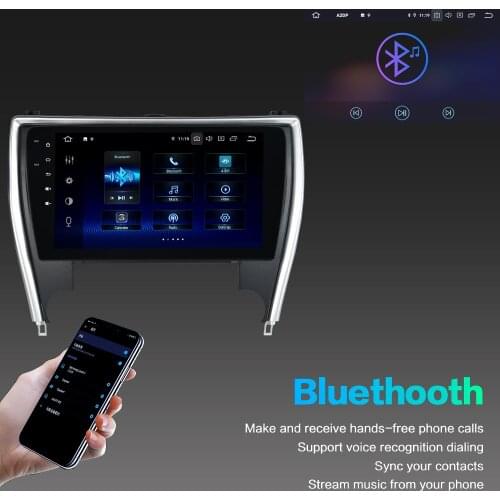 10.2" Android 10.0 Car Radio for Toyota Camry 2015 2016 2017 Multimedia player US & Mid-East GPS Navi 8-core 4GB+64GB IPS screen