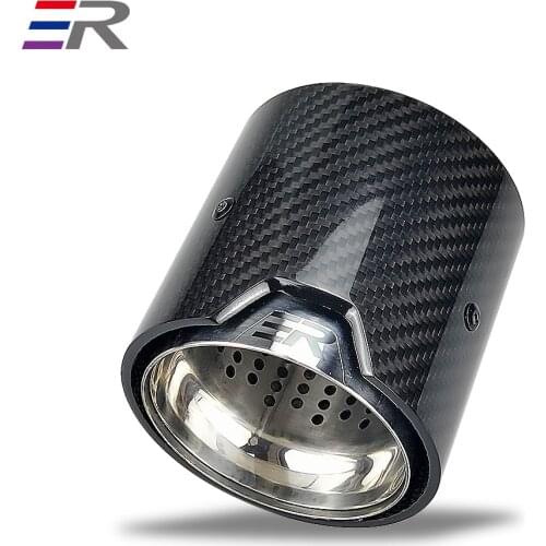1picee New Model MPerformance Exhaust Tip fit for modified M2 M3 M4 3series 4series Carbon car accessories muffler pipe