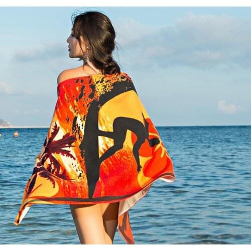 2021 Selling Superfine Fiber Bath Towel 70 * 145cm Beach Towel Travel Swimming Supplies Outdoor Large Bath Towel