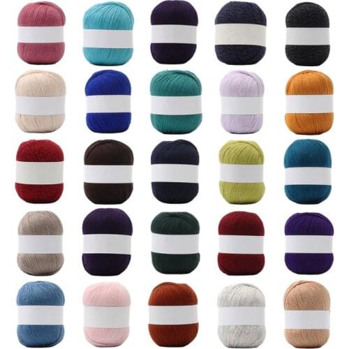 3 pcs Plush Cashmere Yarn 50g+20g Anti-pilling DIY Hand Knitting Thread Scarf