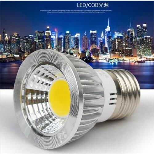 3pcs LED track spotlight bulb COB 7W GU10 lamp cup E27 screw ceiling spotlight wick Outer shell shaped with heat dissipation