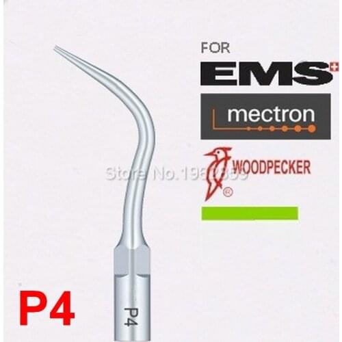 5pcs P4 dental scaler tips dental equipment ultrasonic scaler tip P4 dentist tool teeth whitening for EMS & Woodpecker