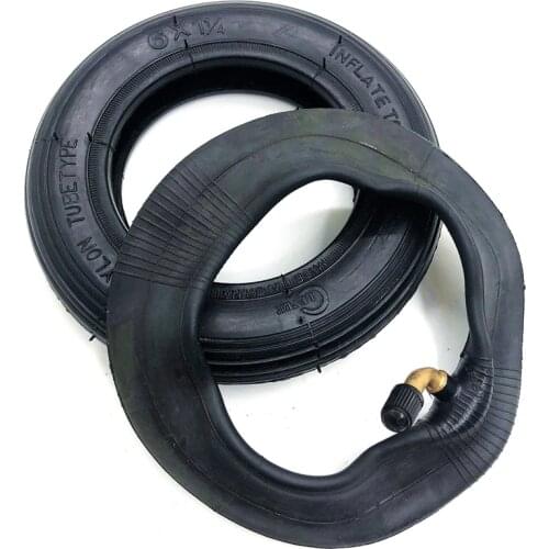 6X1 1/4 Tire and Inner Tube 150mm 6 inch Pneumatic Tire for gas electric scooters e-Bike A-Folding Bike