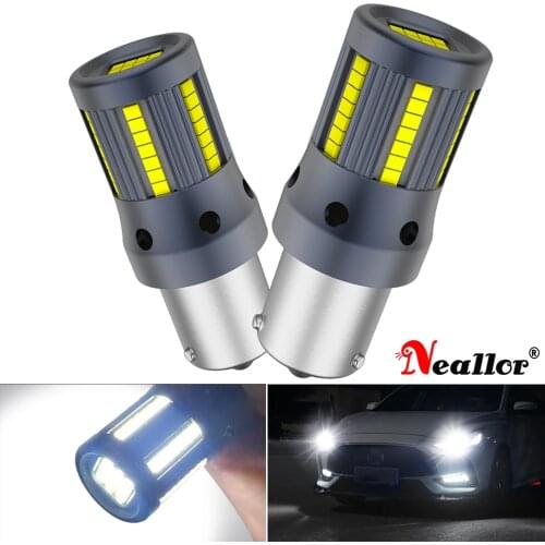 BAU15S P21W 7440 W21W BA15S Led Canbus Drl With Turn Signals Side Lights Bulbs On Cars Accessories Auto Goods Brake Diode Lamps