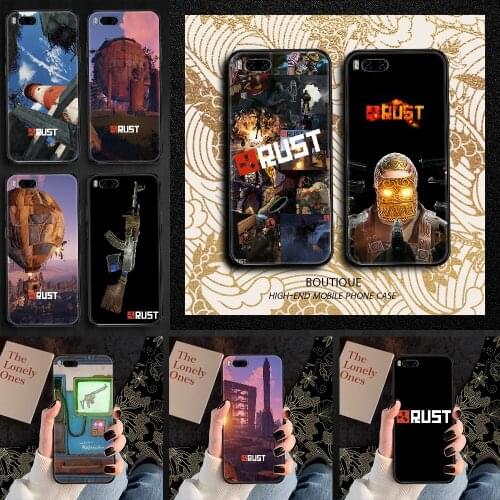 Game rust Phone case For Xiaomi Mi Max Note 3 A2 A3 8 9 9T 10 Lite Pro Ultra black soft back painting prime tpu funda trend