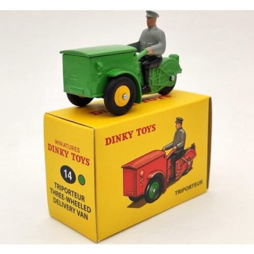 DeAgostini 1/43 Dinky Toys 14 For Triporteur Three Wheeled Delivery VAN Diecast