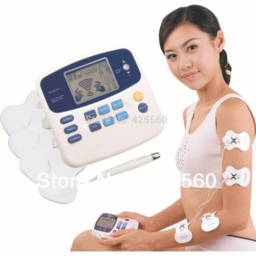 2 Channels XFT-320 TENS Machine Digital Massager With Accupuncture Pen & 2 Pairs Electrodes Pads