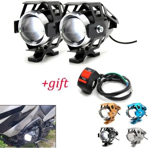 Motorcycle headlights auxiliary lamp U5 led spotlight 12V DRL For SUZUKI DL650/V-STROM DR 650 S / SE SV650/S GSXR1000 600 750
