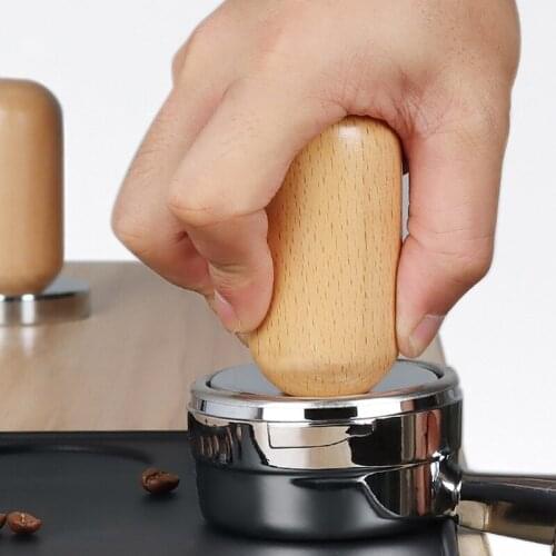 58Mm Coffee Distributor Tamper Head Stainless Steel Coffee Tamper Professional Espresso Distributor Leveler Tool