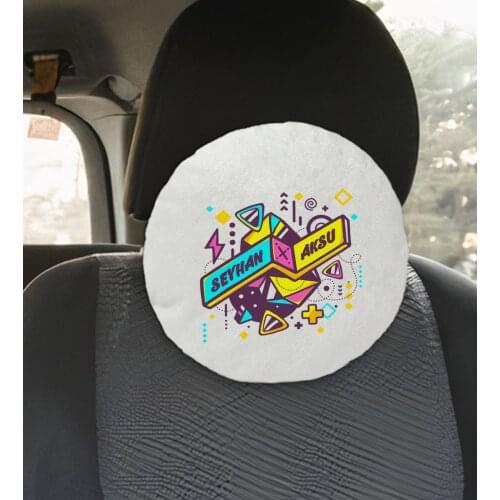 Personalized Is Round Car Seat Yastığı-66