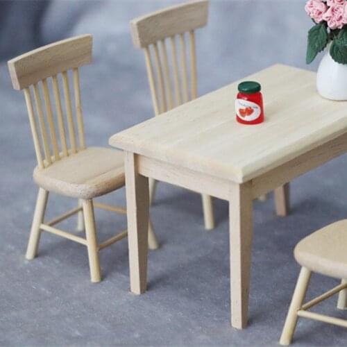 1/12 Dollhouse Simulation Mini Furniture Scene Chair Model Decor DIY Craft Toy Children Toys Birthday Christmas New Year Gift