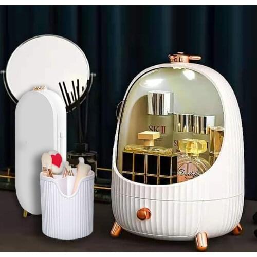 Fashion New Cosmetic Storage Box Makeup Drawer Organizer Jewelry Nail Polish Large Capacity Makeup Container Desktop Storage Box