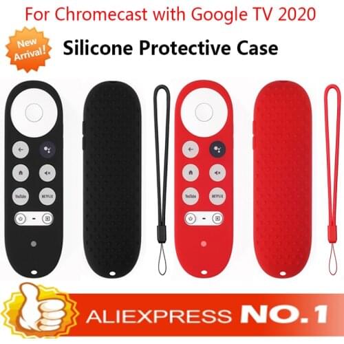 Portable Cover For Chromecast With Google TV 2020 Voice Remote Anti-Lost Silicone Case For Chromecast Shell Case Accessories