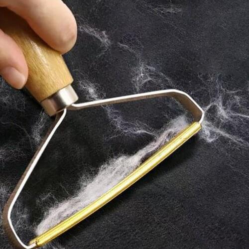 Portable Lint Remover Wood Manual Shaving Ball Portable Clothing Hair Remover Dry Cleaning Cashmere Wool To Go Ball